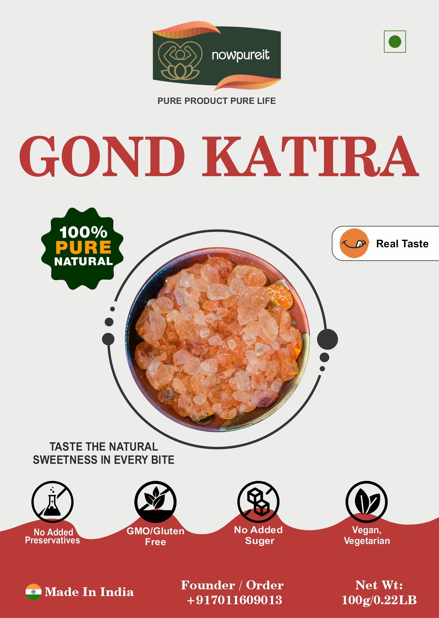 Gond Katira  (Tragacanth Gum Crystals)  