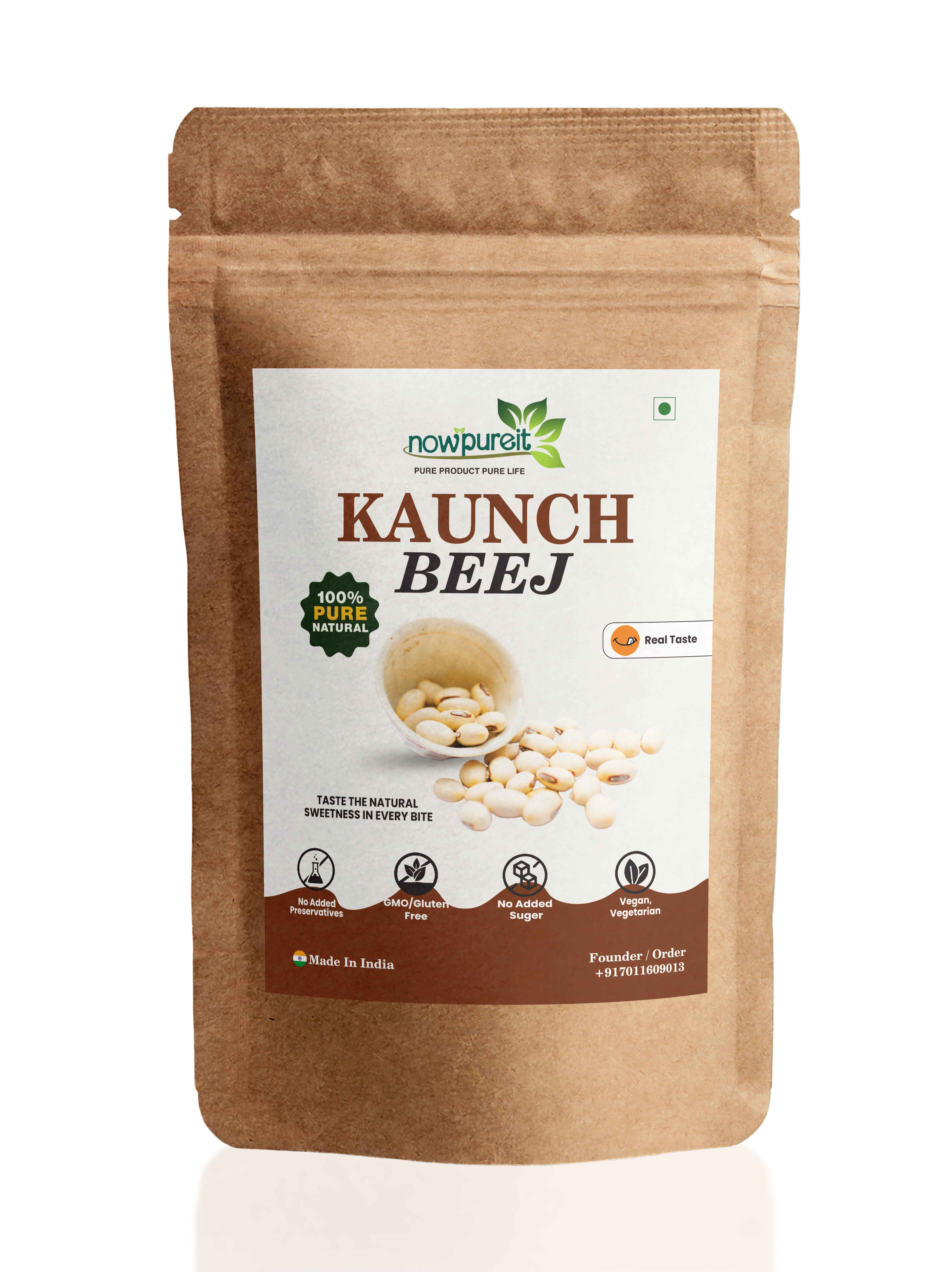 Konch Beej (Mucuna Pruriens) by Nowpureit |  227g / 0.5lb