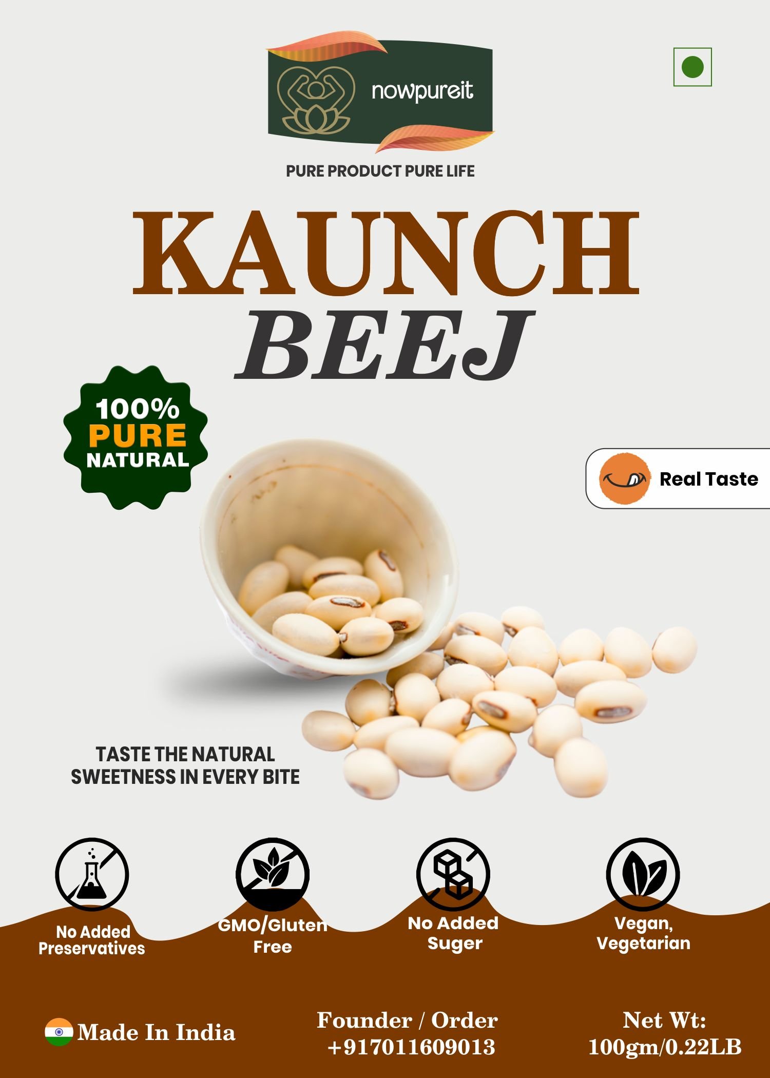 Konch Beej ( Mucuna Pruriens)