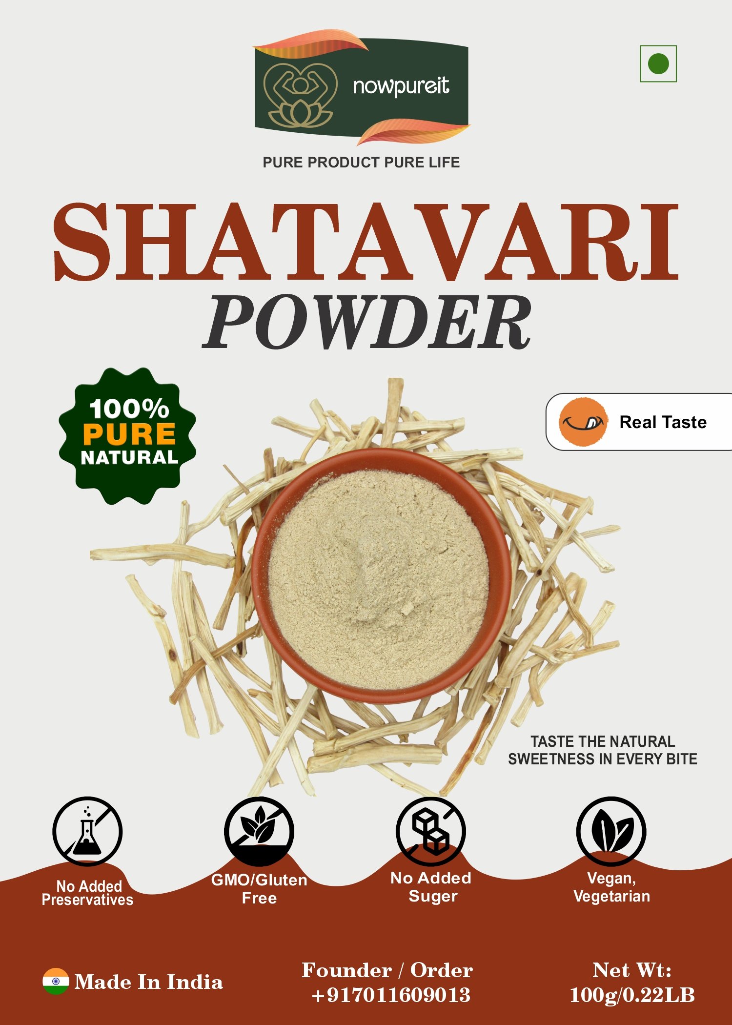 Satwar Powder  (Shatavari Root Powder)